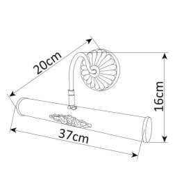 Светильник настенный Arte Lamp PICTURE LIGHTS A5009AP-2AB