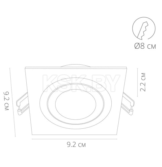 Светильник потолочный Arte Lamp TARF A2168PL-1WH (A2168PL-1WH) 