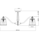 Светильник потолочный Arte Lamp TALITHA A4047PL-8CC (A4047PL-8CC) 