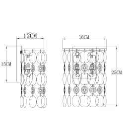 Светильник настенный Arte Lamp PIPIRIMA A4041AP-2CC