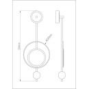 Светильник настенный Arte Lamp POLARIS A2604AP-7GO (A2604AP-7GO) 
