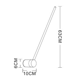 Светильник настенный Arte Lamp POLIS A2027AP-1BK