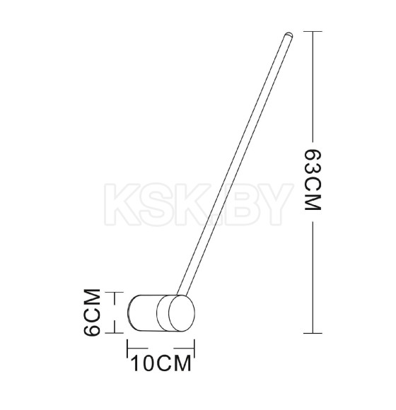 Светильник настенный Arte Lamp POLIS A2027AP-1BK (A2027AP-1BK) 