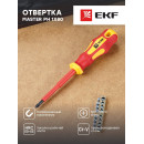 Отвертка крестовая PH1x80 мм 1000В EKF Master (ph-1-80-mas-in) 