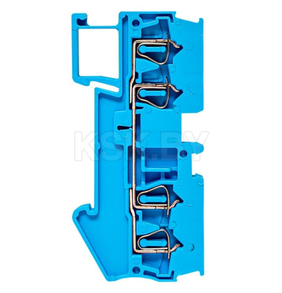 Колодка клеммная пружинная JXB-ST-2.5 31А 4 вывода синяя EKF PROxima (plc-jxb-st-2.5-4-blue) 