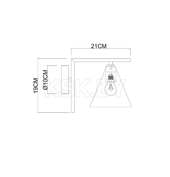 Светильник настенный Arte Lamp JACOB A7029AP-1BK (A7029AP-1BK) 