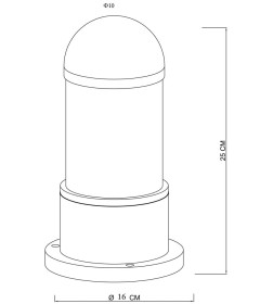 Уличный светильник Arte Lamp COPPIA A5217FN-1BK