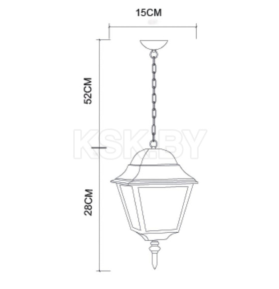 Уличный светильник Arte Lamp BREMEN A1015SO-1BK (A1015SO-1BK) 