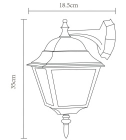 Уличный светильник Arte Lamp BREMEN A1012AL-1BK