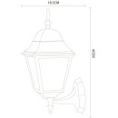 Уличный светильник Arte Lamp BREMEN A1011AL-1BK (A1011AL-1BK) 