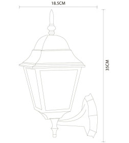 Уличный светильник Arte Lamp BREMEN A1011AL-1BK