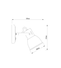 Светильник настенный Arte Lamp JOVI A1677AP-1WH