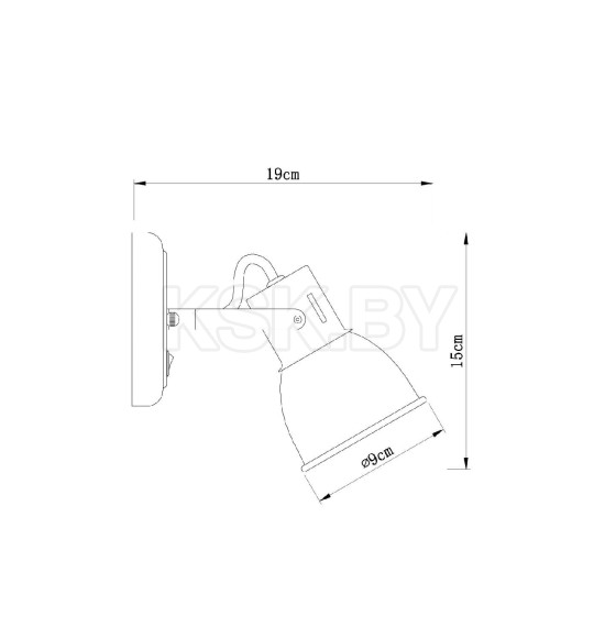 Светильник настенный Arte Lamp JOVI A1677AP-1WH (A1677AP-1WH) 