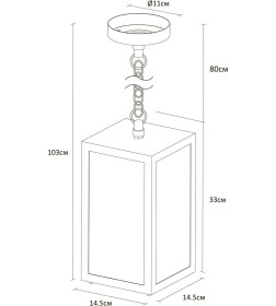 Уличный светильник Arte Lamp BELFAST A4569SO-1BK