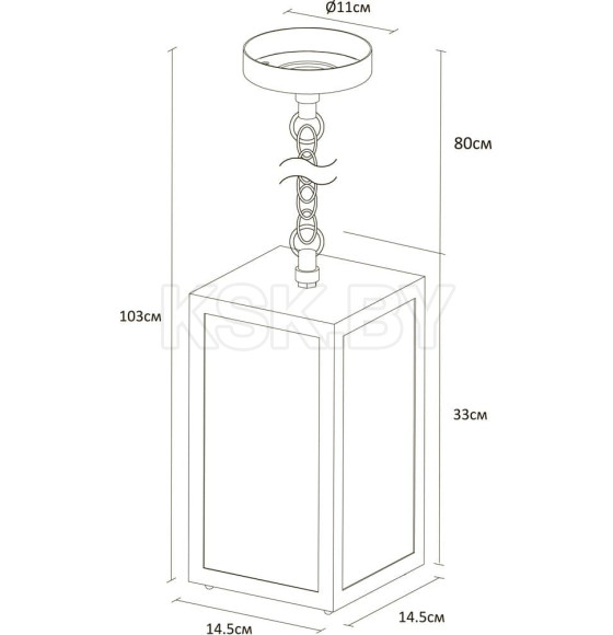 Уличный светильник Arte Lamp BELFAST A4569SO-1BK (A4569SO-1BK) 