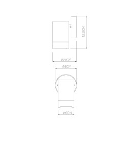 Уличный светильник Arte Lamp ATLAS A3503AL-1WH