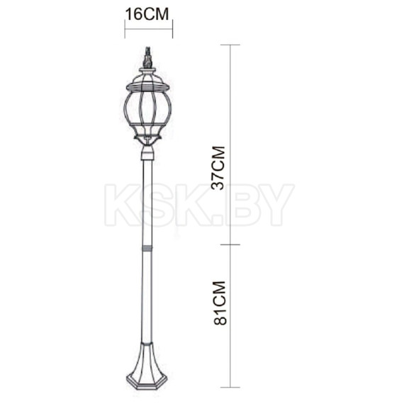 Уличный светильник Arte Lamp ATLANTA A1046PA-1BN (A1046PA-1BN) 