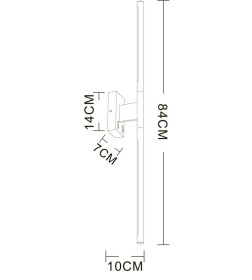 Светильник настенный Arte Lamp LINES A2029AP-1CC