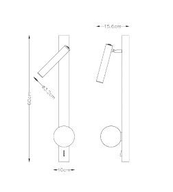 Светильник настенный Arte Lamp JOSEPH A2172AP-2BK