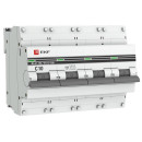 Автоматический выключатель 4P 10А (C) 10kA ВА 47-100 EKF PROxima (mcb47100-4-10C-pro) 