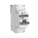 Автоматический выключатель 1P 100А (D) 10kA ВА 47-100 EKF PROxima (mcb47100-1-100D-pro) 