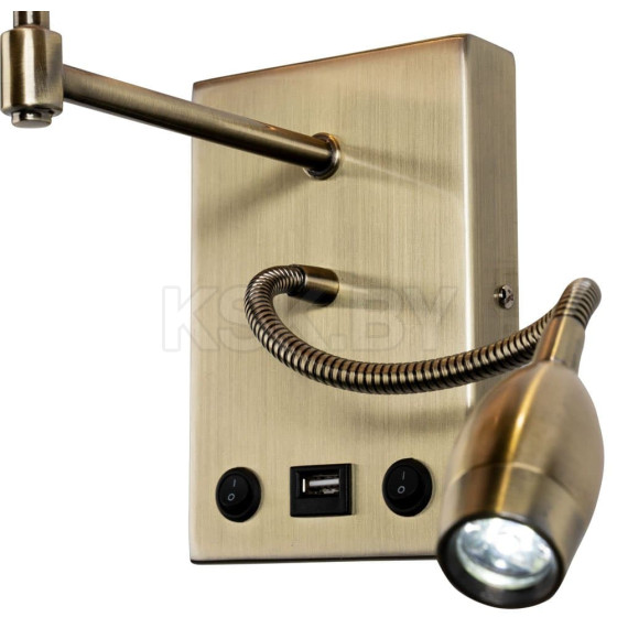 Светильник настенный Arte Lamp ELBA A2581AP-2AB (A2581AP-2AB) 