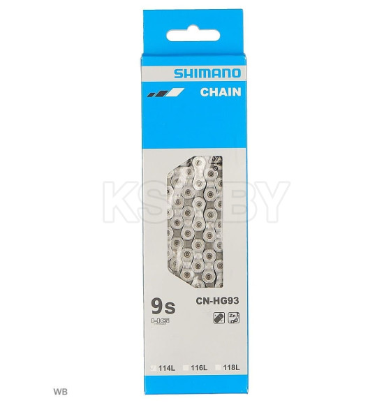 Цепь Shimano XT, CN-HG93, 9ск. 114 зв. амп,пин 1шт (5842) 