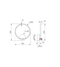 Светильник настенный Arte Lamp ERRAI A2195AP-1BK