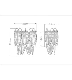 Светильник настенный Arte Lamp EVIE A4052AP-2SG