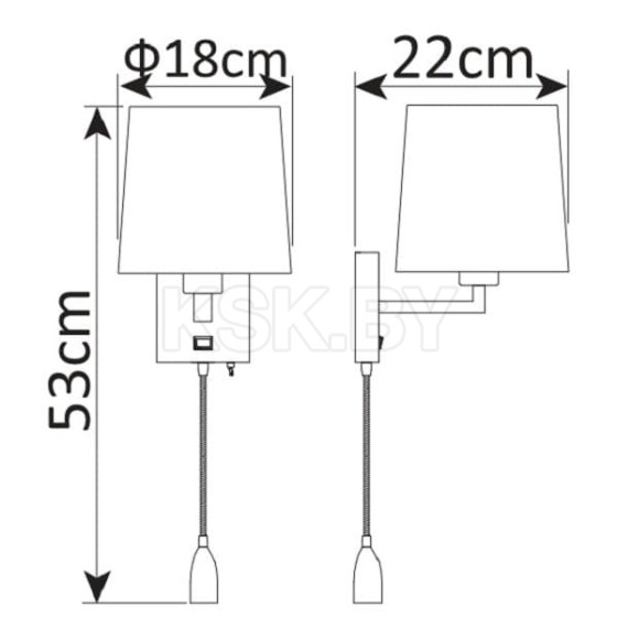 Светильник настенный Arte Lamp HALL A9246AP-2AB (A9246AP-2AB) 