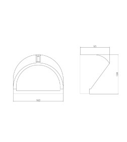 Уличный светильник Arte Lamp URBAN A2801AL-1GY