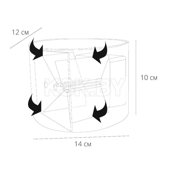 Уличный светильник Arte Lamp RULLO A1415AL-1BK (A1415AL-1BK) 