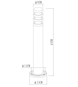 Уличный светильник Arte Lamp PORTICA A8371PA-1BK