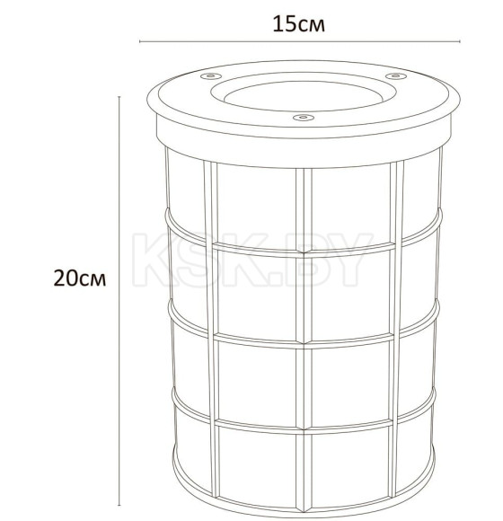 Уличный светильник Arte Lamp PIAZZA A6014IN-1SS (A6014IN-1SS) 