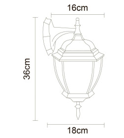 Уличный светильник Arte Lamp PEGASUS A3152AL-1BN