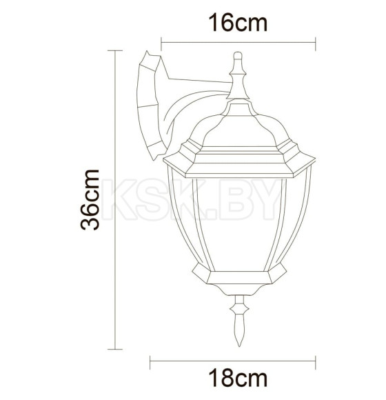 Уличный светильник Arte Lamp PEGASUS A3152AL-1BN (A3152AL-1BN) 