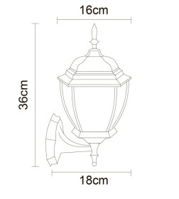 Уличный светильник Arte Lamp PEGASUS A3151AL-1BN