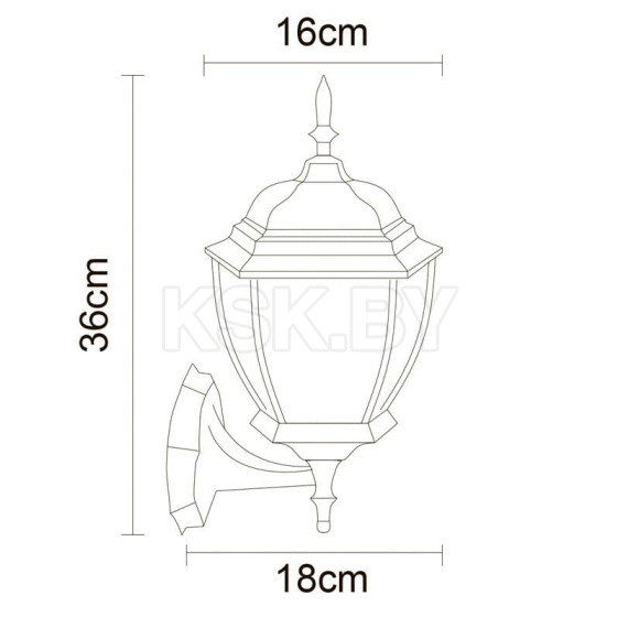 Уличный светильник Arte Lamp PEGASUS A3151AL-1BN (A3151AL-1BN) 