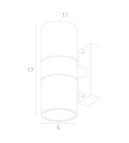 Уличный светильник Arte Lamp MISTERO A3302AL-2WH