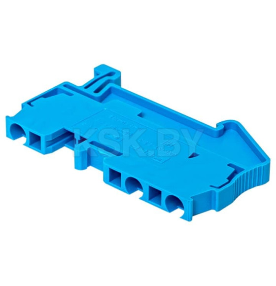 Колодка клеммная пружинная JXB-ST-2.5 31А 3 вывода синяя EKF (plc-jxb-st-2.5-3-blue) 