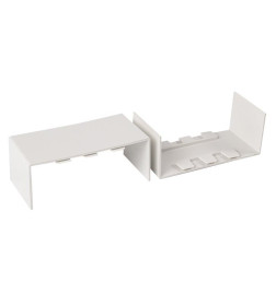 Соединитель (100х40) (2 шт) белый EKF-Plast