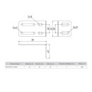 Кронштейн стеновой (2 мм) EKF (ks9050) 