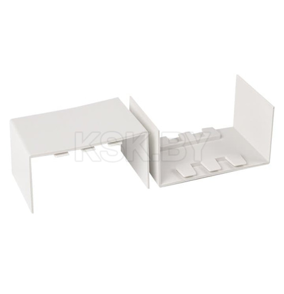 Соединитель (100х60) (2 шт) белый EKF-Plast (conw-100-60x2) 