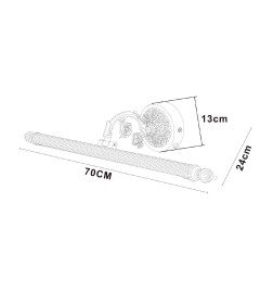 Светильник настенный Arte Lamp BARI A6712AP-1AB