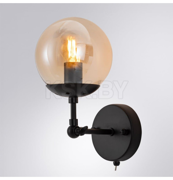 Светильник настенный Arte Lamp BOLLA A1664AP-1BK (A1664AP-1BK) 