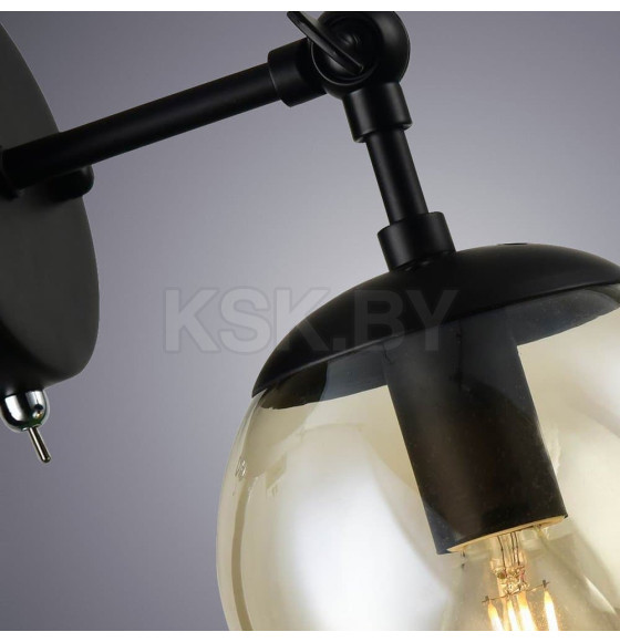 Светильник настенный Arte Lamp BOLLA A1664AP-1BK (A1664AP-1BK) 