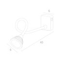 Светильник настенный Arte Lamp CERCARE A4107AP-1WH (A4107AP-1WH) 