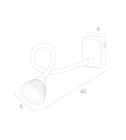 Светильник настенный Arte Lamp CERCARE A4107AP-1WH