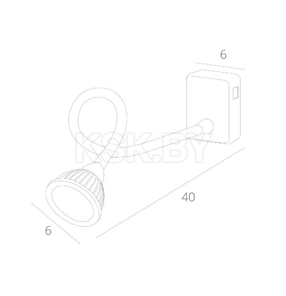 Светильник настенный Arte Lamp CERCARE A4107AP-1WH (A4107AP-1WH) 