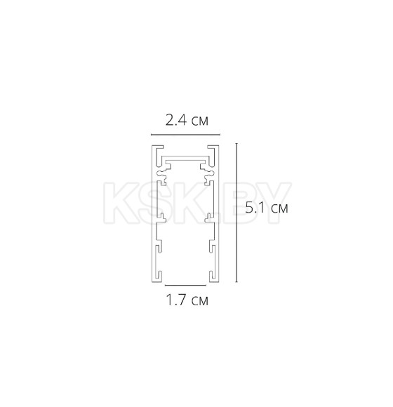 Шинопровод (трек) 1m Arte Lamp EXPERT-ACCESSORIES A570106 (A570106) 